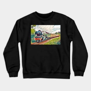 The Flying Scotsman Locomotive Crewneck Sweatshirt